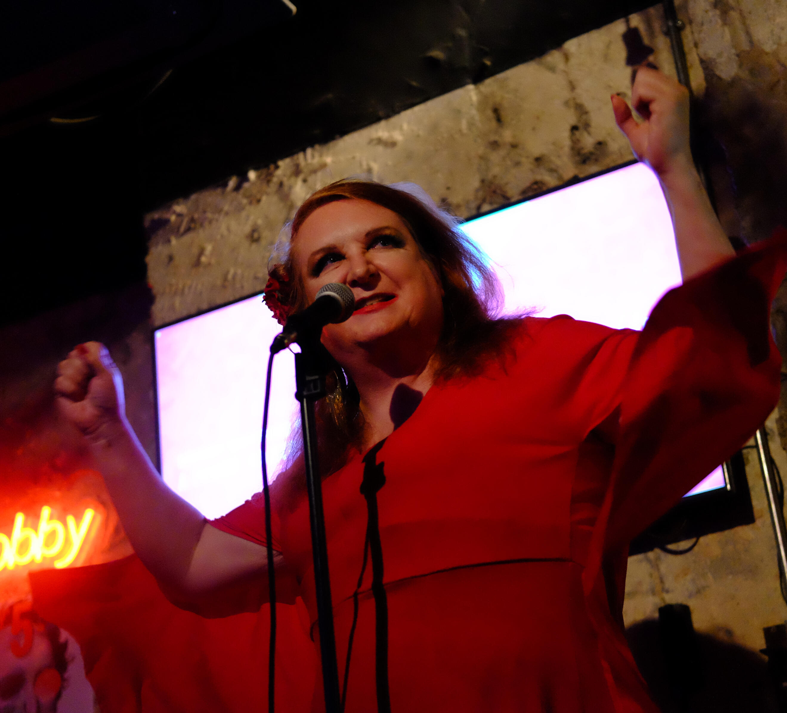 Bitches in Stitches' first-ever gig at Bobby's Rabble in Hong Kong - 20 April 2021 (photo by Andy Rock)